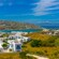 A small Greek village located near the water